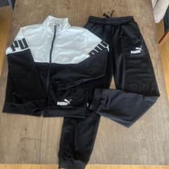 PUMA ジャージ上下セット ブラック/ホワイトのサムネイル
