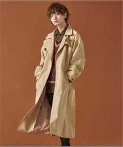 ADRERベージュオーバーサイズトレンチコートのサムネイル
