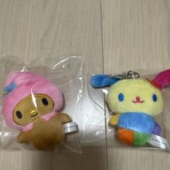 サンリオ ミニミニchibiぬいぐるみマスコット ウサハナ　マイメロ