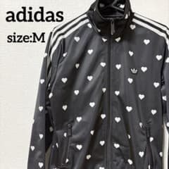 希少】adidas アディダス ハート柄 ジャージ M - メルカリ