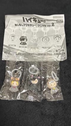 ハイキュー!!めじるしアクセサリーアニマルver.2 孤爪研磨黒尾鉄朗木兎光太郎のサムネイル