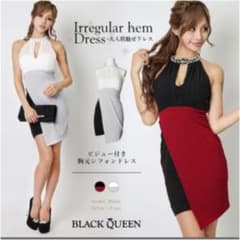 黒×赤キャバドレス　タグ付きのサムネイル
