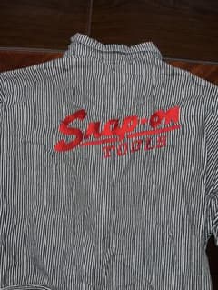 Snap-on ヒッコリーストライプ つなぎ オールインワン3L Snap-on ヒッコリーストライプ つなぎ オールインワン3L - メルカリ