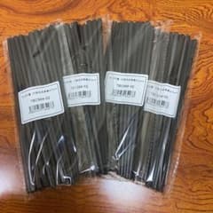 ぷぅ様　TB SPS 箸　六角先四角（黒）　22.5cm  2包（20膳）のサムネイル