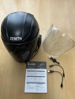 ヤマハ ZENITH ジェットヘルメット＆B+COM SB4X Liteのサムネイル