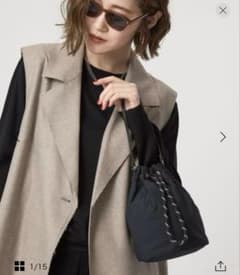 conte 辺見えみり ドローストリングバッグ BLACK 限定値下げ - メルカリ