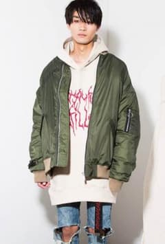 新品 lilwhite dot リルホワイト MA-1のサムネイル
