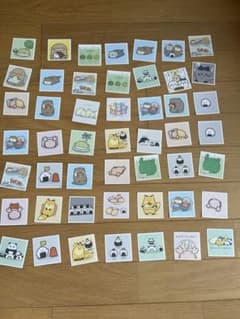 なんでもいきものとちいかわのステッカー42枚のサムネイル