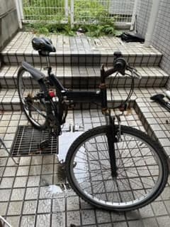 折りたたみマウンテンバイク ブラック【ジャンク品・現状渡し・引き取り限定】のサムネイル