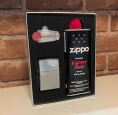 Zippo ライター ギフトセット 本体 オイル フリント付のサムネイル