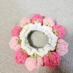 ♡ハンドメイド お花シュシュ♡色オーダー可のサムネイル