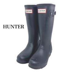 HUNTER レインブーツブラック UK13 EU32 キッズ用 約19㎝ 長靴 - メルカリ