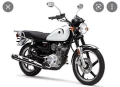 【daiさん専用】yb125sp タンク 白 新品のサムネイル