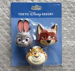 東京ディズニーリゾート ズートピア クリップ ニック ジュディ 3個
