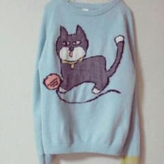 ねこ毛玉ニットのサムネイル