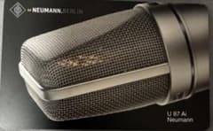 Neumann U87 Ai ダイヤフラム洗浄サービスカードノイマン - メルカリ