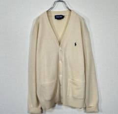 【美品】【90s】POLO GOLF ラルフローレン　ニット カーディガンのサムネイル