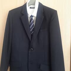 男子卒業式ネイビー スーツセット 160cmのサムネイル