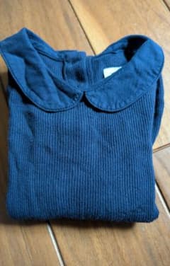 baby GAP　ネイビー 襟付き 長袖ロンパース0〜3monthのサムネイル