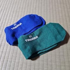 TAWARA ソックス 青 緑 2足セットのサムネイル