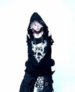 Gamchu ガムチュ ボクはずっと日陰にいたいなフード付きスカルタンク