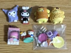 シ*マ様 サンリオ　クロミ　ポムポムプリン　ララ　キティ　ミミィ　フィギュア　キのサムネイル