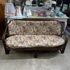 【定価15万】 今枝商店 ラタン 籐 ソファー 3Pソファー ラタン家具 花柄 m65820708844_1.jpg?1741494057