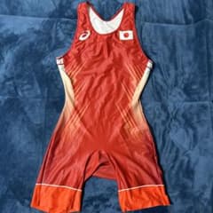 asics日本代表 レスリングシングレット XOサイズ - メルカリ