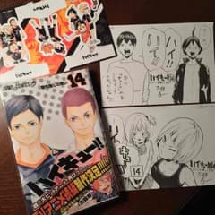 【櫻殿下様専用】ハイキュー!! 14巻 特典ペーパー付きのサムネイル