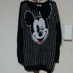 ★キキ様専用★H&M ミッキーニット ニットワンピースのサムネイル