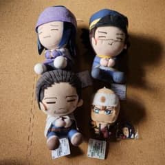 ゴールデンカムイ ぬいぐるみ＆マスコット 4点セット ゴールデンカムイ マスコットぬいぐるみセット 4体 タグ付き - メルカリ