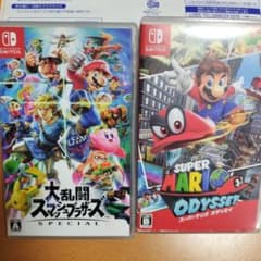 専用★大乱闘スマッシュブラザーズ＆マリオオデッセイのサムネイル