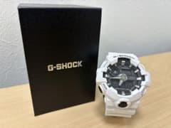 CASIO G-SHOCK GA-700-7AJF ホワイト 箱・説明書付 - メルカリ