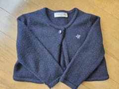 CHOPIN ボレロ カーディガン 100cm ネイビーのサムネイル