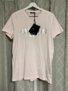 2023 春夏 バルマン BALMAIN ロゴTシャツ ライトピンク M 新品 - メルカリ