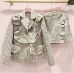 （お値下げ）lillily リルリリー チェックセットアップのサムネイル