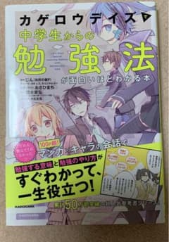 カゲロウデイズで中学生からの勉強法が面白いほどわかる本のサムネイル