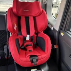 RECARO チャイルドシート サリアJ レッド 360度回転 ISOFIX - メルカリ