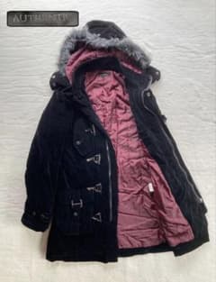オーセンティック AUTHENTIC ベロアダッフルコート - メルカリ