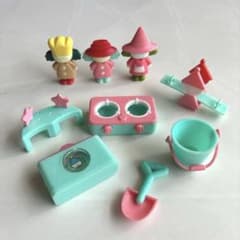 80年代昭和レトロ グリコおまけ 玩具 ファンシー雑貨 9点セット
