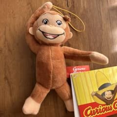 おさるのジョージ ぬいぐるみ マスコット ストラップ クレーンゲームのサムネイル