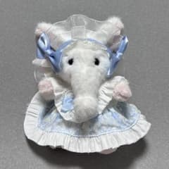 GABRIEL ゾウ ぬいぐるみ マスコット ドレス　白象のサムネイル