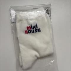 B*)様 miki HOUSE ベビー靴下 15-17cm ホワイトのサムネイル