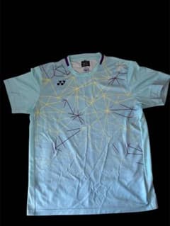 YONEX 幾何学模様 Tシャツ ライトブルーのサムネイル