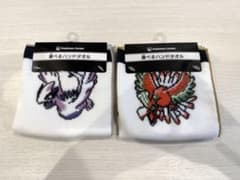 【新品・未使用】ポケットモンスター 金・銀 25周年 ハンドタオル 2枚セットのサムネイル