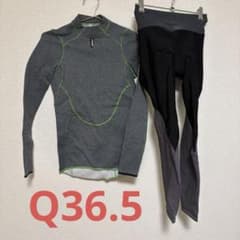 Q36.5 サイクルウェア　サイクリング　裏起毛　長袖　長ズボン　セットアップ Q36.5 サイクルウェア サイクリング 裏起毛 長袖 長ズボン
