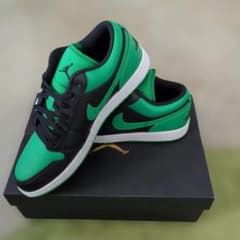 新品】NIKE AIR JORDAN 1 LOW Lucky Green 29 - メルカリ