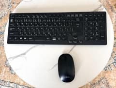 FUJITSU ワイヤレスキーボード マウス セット 本体 - メルカリ