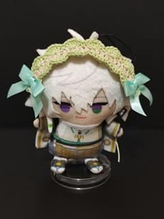 【クリームベージュ×ミント】 にじぱぺっと 10cmぬい ヘッドドレスのサムネイル