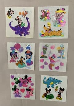 ディズニーキャラクターシールセット 6枚のサムネイル